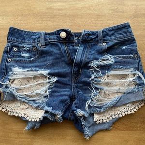 American Eagle jean shorts